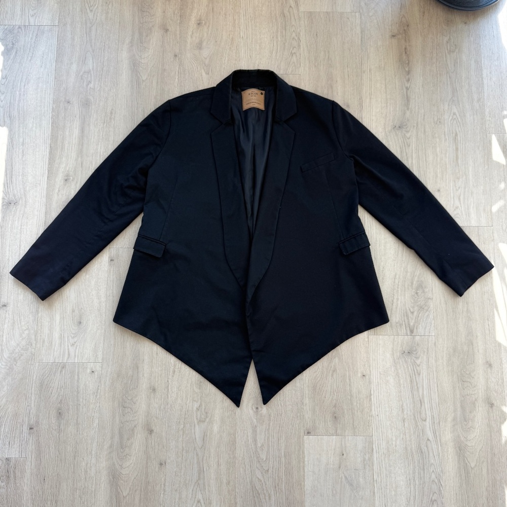 B:SCOTT Black Asymmetrical Blazer – Designed in Downtown LA